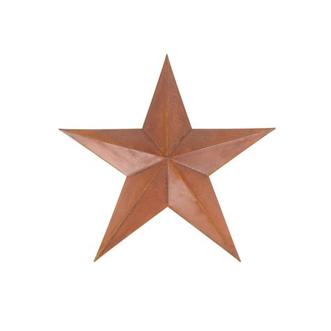 Buy Homeford Metal Hanging Rusty Star Christmas Decor, 12-Inch Online ...
