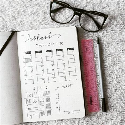 Image result for Bullet Journal Exercise Log