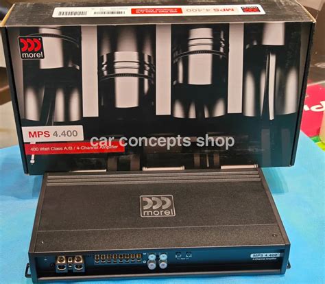 morel mps 4.400 Car Amplifier – Car Concepts Shop