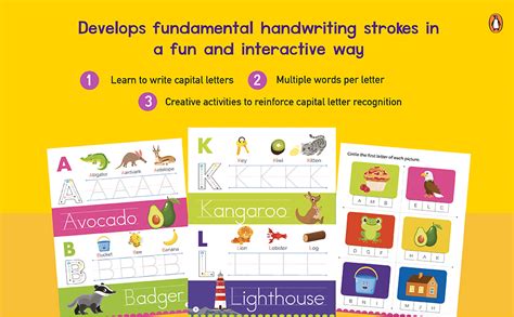 CAPITAL LETTERS: Fun with Writing: Writing Practice Workbook for ...