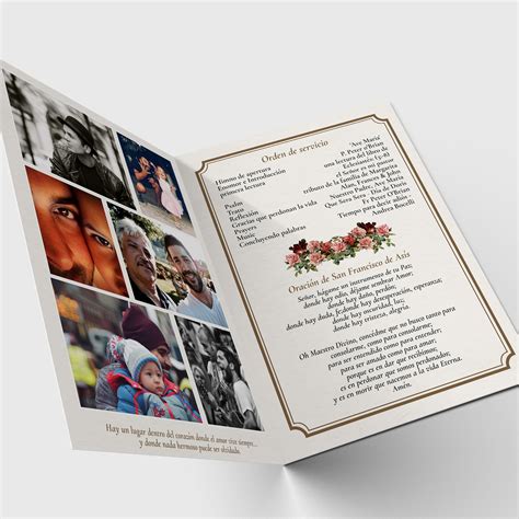 Spanish Funeral Program Template, Our Lady of Guadalupe, Printable ...