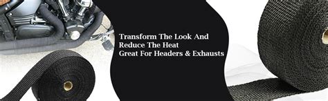 AllExtreme EXSWBB1 Bike Exhaust Universal Silencer Wrap Heat Shield ...