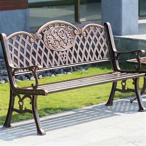 铸铝公园休闲椅 - 长沙瑞雪环保科技有限公司