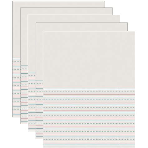 Pacon Newsprint Handwriting Paper, Picture Story, Grade 2, 1/2" x 1/4 ...