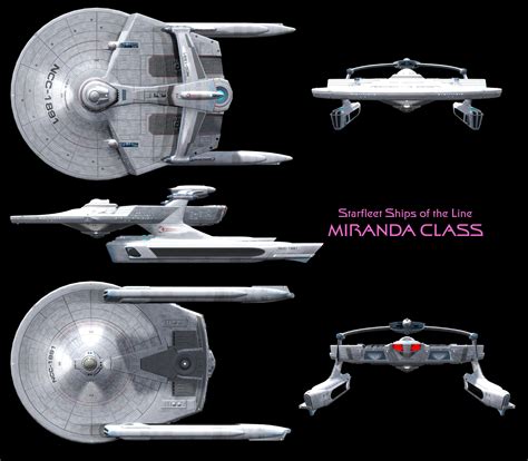 Miranda Class Starship - High Resolution by Enethrin on DeviantArt