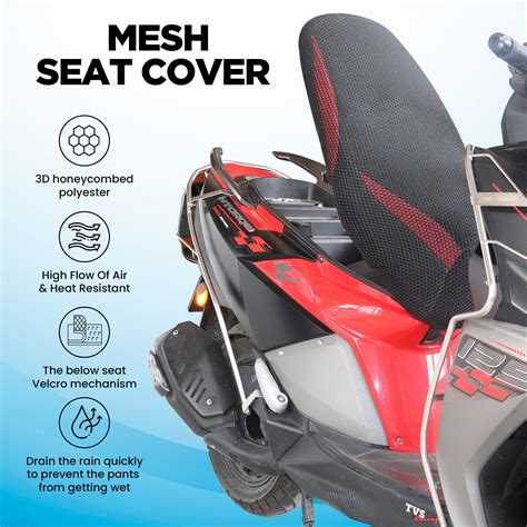 TVS Mesh Seat Cover | Enhanced Comfort & Breathability