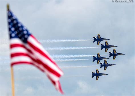 Blue Angels American Flag
