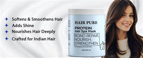 Hair Pure Protein Hair Spa Mask | Strengthening & Nourishing Treatment ...