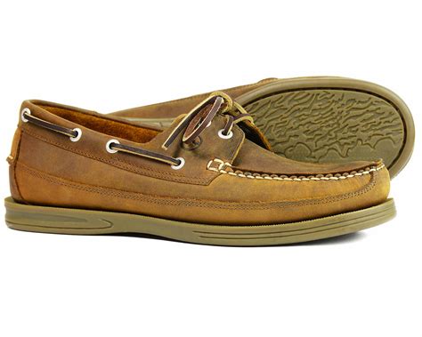 Comfortable & Stylish Men's Slip-On Deck Shoes by Orca Bay - FOWEY Sand ...