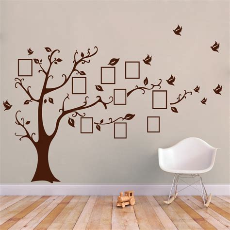 DECOR Kafe Home Decor Photo Frame Tree Wall Sticker, Wall Sticker for ...