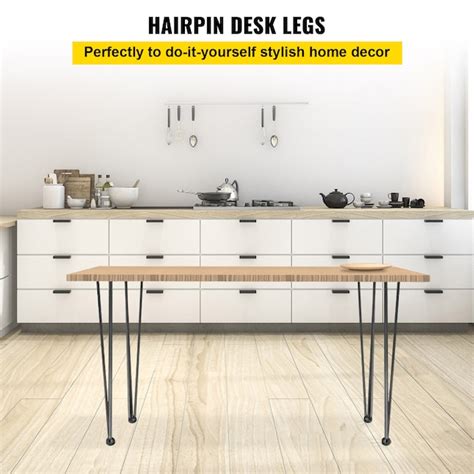 VEVOR 4.3-in x 36-in Table leg 4 Pack in the Table Legs department at ...