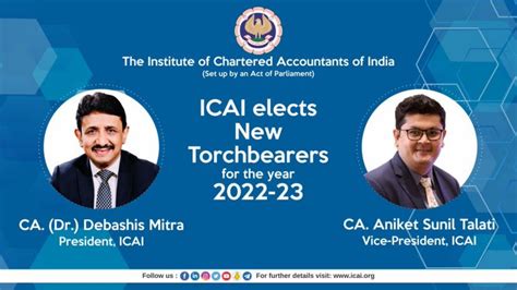 ICAI: Debashis Mitra takes over as President of ICAI 2022