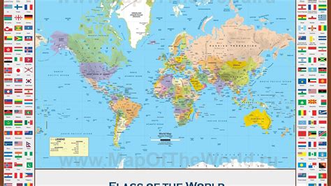 World Map Countries And Capitals