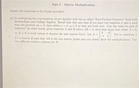 Image result for Matrices Multiplication Questions and Answer