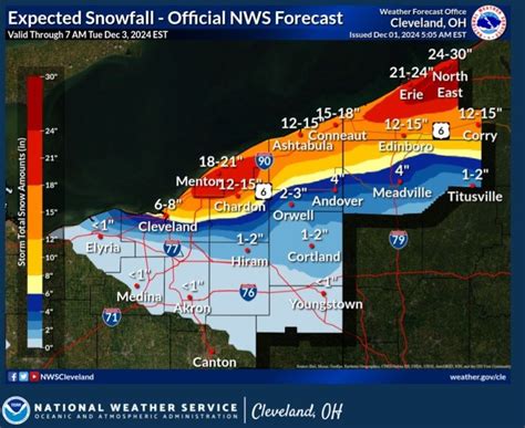 18 inches of snow could hit parts of Northeast Ohio under lake effect ...