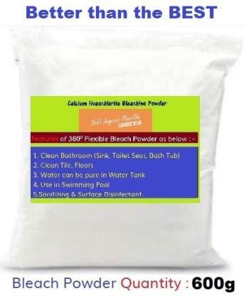 360 degree Flexible Calcium Hypochlorite (Bleach Powder) 0.6kgs for ...