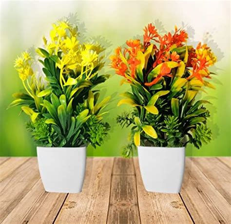 Buy Handybee® Artificial Plants for Home décor with LED Lights | Small ...