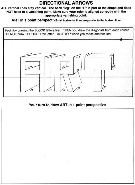 Image result for One Point Perspective Drawing Worksheet