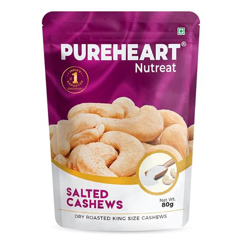 Buy Salted Cashews Online (Salted Kaju) | Pureheart