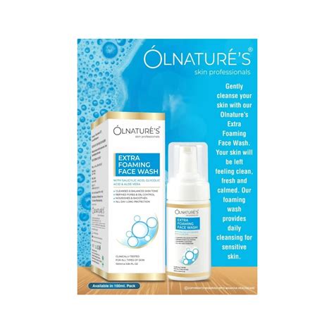 Olnature's Extra Foaming Face Wash 100ml - Cureka - Online Health Care ...
