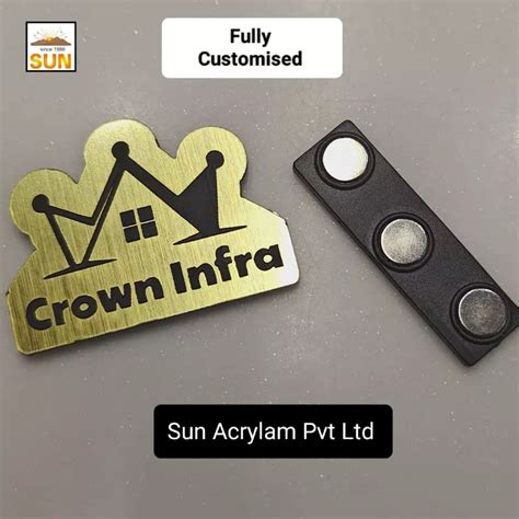 Custom Pocket Magnetic Badge Manufacturers In Pune - Sun Acrylam ...