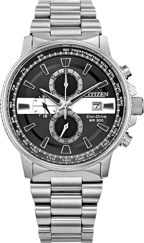 Buy Citizen Men's Thin White Line™ Watch Chronograph 200M WR Eco Drive ...
