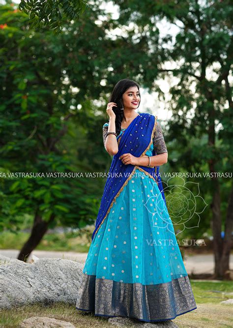 Banaras tissue half saree – Vastrasuka