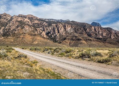 Pink Granite Cliffs Below Notch Peak in Utah`s West Desert Stock Image ...
