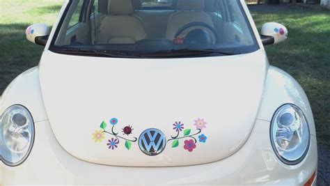 my beetle decorated with stickers from Hippy Motors USA Volkswagen New Beetle, Beetle Car ...