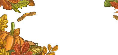 Template for greeting card and poster thanksgiving day with pumpkin ...
