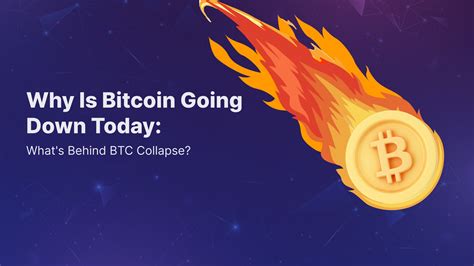 Why Is Bitcoin Going Down Today: What’s Behind BTC Collapse? – Blog ...