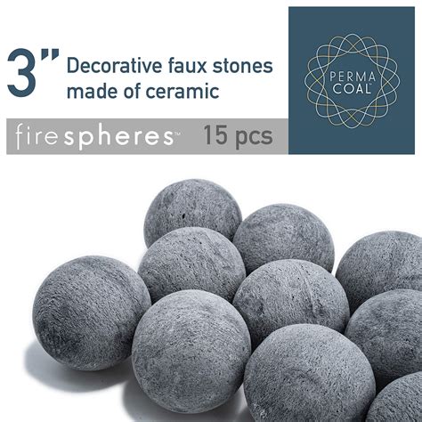 Buy Bond Manufacturing Ceramic Fire Balls | Set of 15 | Fire Pit / Fire ...