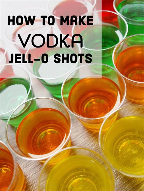 How to Make Vodka Jell-O Shots | Shot recipes, Jello shots vodka, How ...