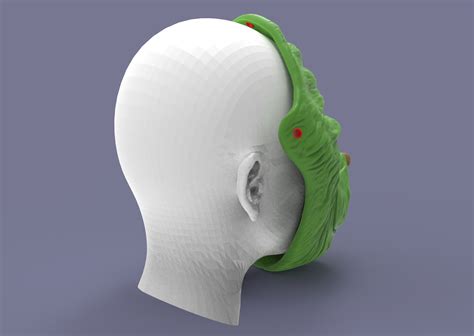 Fichier STL Masque du Grinch Modèle imprimé en 3D 🎃 (OBJ et 3MF)・Modèle ...