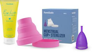 FemiSafe Menstrual cup, sterilizer and lubricant Price in India - Buy ...