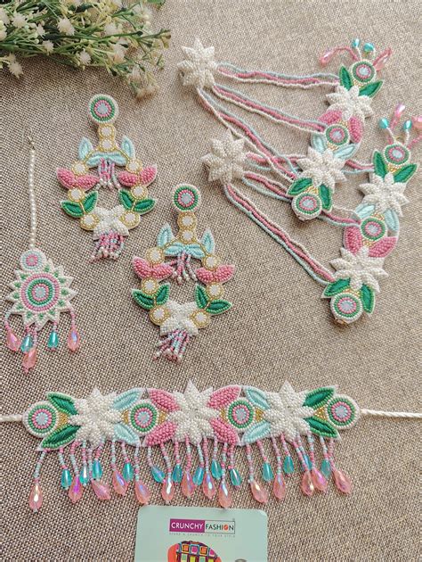 Floral Haldi Jewellery Set for Women, Girls | Summer, Spring Collection