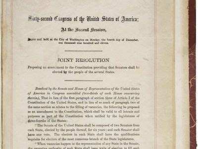 Image result for Seventeenth Amendment