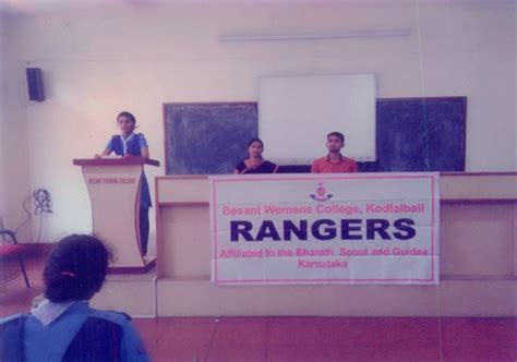 Orientation Programme- Rangers Unit - Besant Women's College