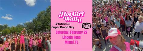 Hot Girl Walk® x HEYDUDE: TikTok Shop Super Brand Day, Lincoln Road ...