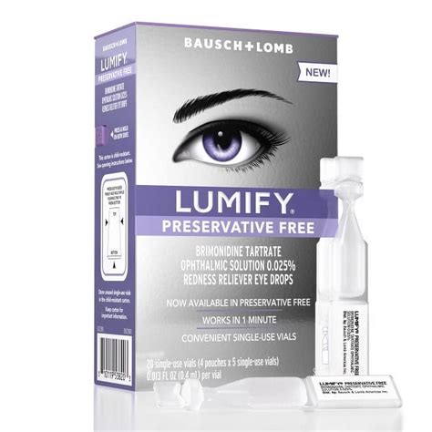 4 Pack - LUMIFY Redness Reliever Preservative Free India | Ubuy