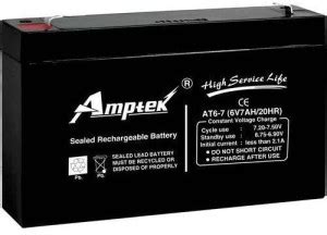 AMPTEK 6V 7AH AGM Solar Battery Price in India - Buy AMPTEK 6V 7AH AGM ...