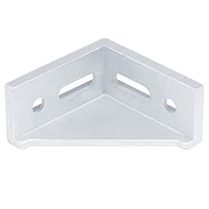 OTTFF 10 Pack 90 Degree Gusseted Fitting, 4 Slot Corner Bracket ...