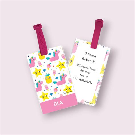 Unicorn Customized Bag Tags – Bibliophiles