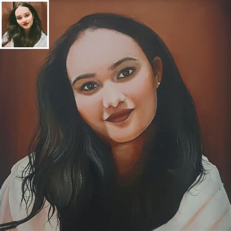 Customised Acrylic Portrait on Cotton Canvas – CRAFTICO