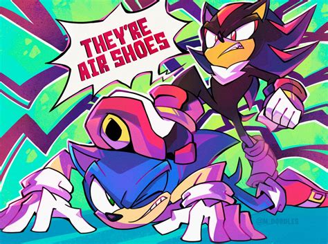 "They're air shoes!" (@M_D00dles) : r/SonicTheHedgehog