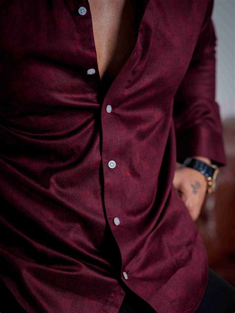 Luxury Purple Satin Shirt Mens – The Foomer