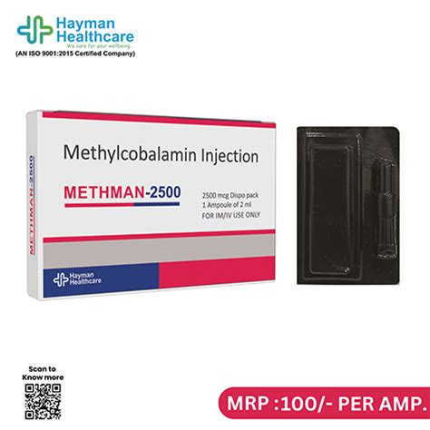 METHMAN-2500 INJECTION Hayman Healthcare Pvt. Ltd.