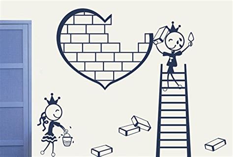 Buy Pop Decors PT-0107-Va Beautiful Wall Decal, Love House Online at ...