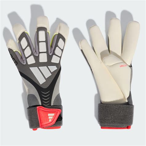 adidas PREDATOR GOALKEEPER GLOVE PRO HYBRID STRAP - Grey | Free ...