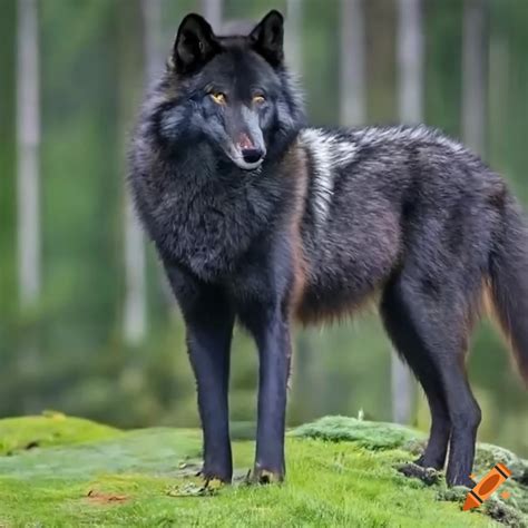 Black Timber Wolf Wallpaper